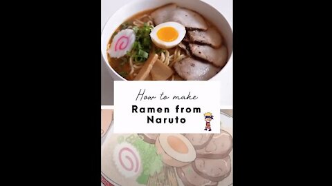 How to Make ICHIRAKU RAMEN from NARUTO - Animeseries