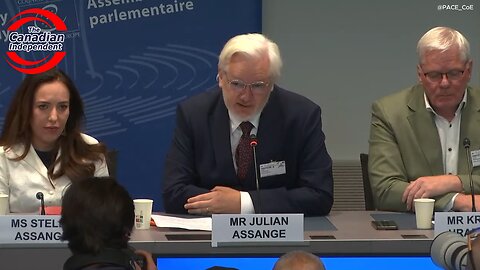 WATCH: Julian Assange speaks publicly for the first time since his release from prison