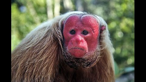 "The Vibrant Uakari: Nature's Unique Primate"🐒