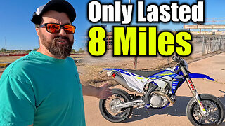 New Motorcycle Break in 8 Miles? Is This a Record?