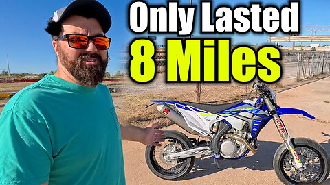 New Motorcycle Break in 8 Miles? Is This a Record?