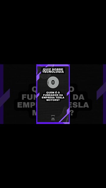 Quiz sobre tecnologia #16: Fundador da Tesla Motors