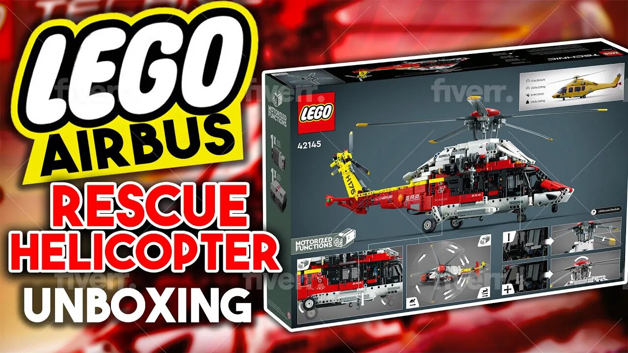 Airbus H175 Rescue Helicopter : Lego Technic