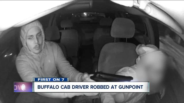 Armed robbery inside taxicab in Buffalo
