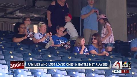 Royals honor Gold Star families on Memorial Day