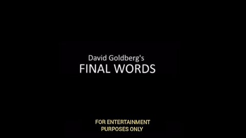 DAVID GOLDBERG- REAL OR FAKE?
