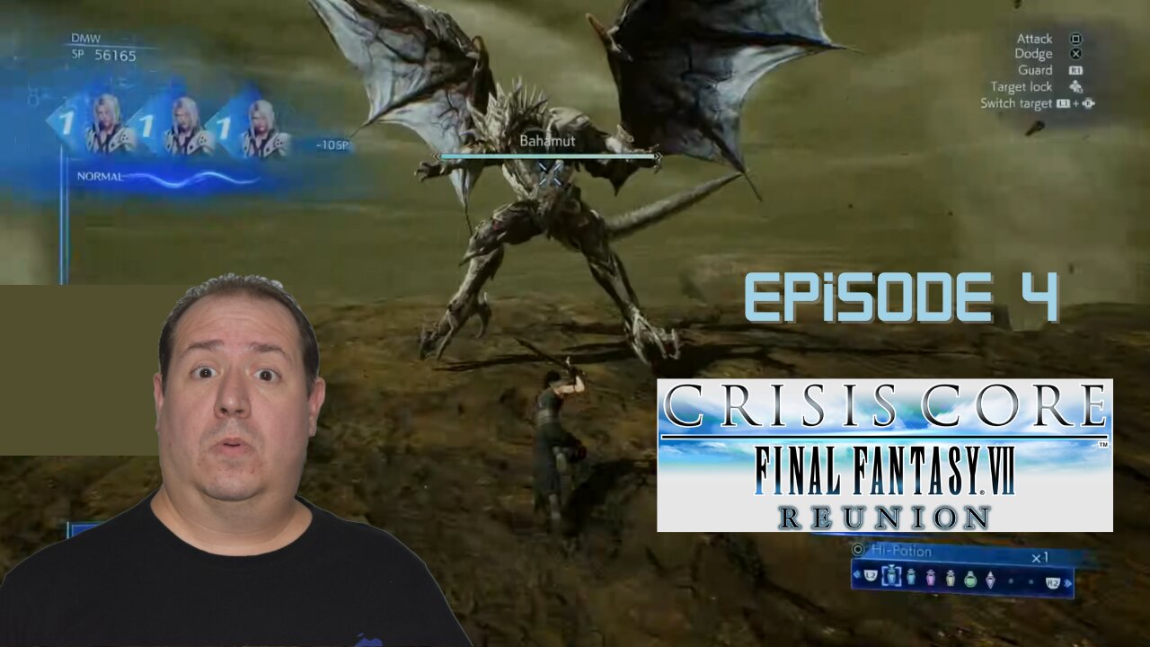 Final Fantasy fan plays Crisis Core for the first time | game play | episode 4