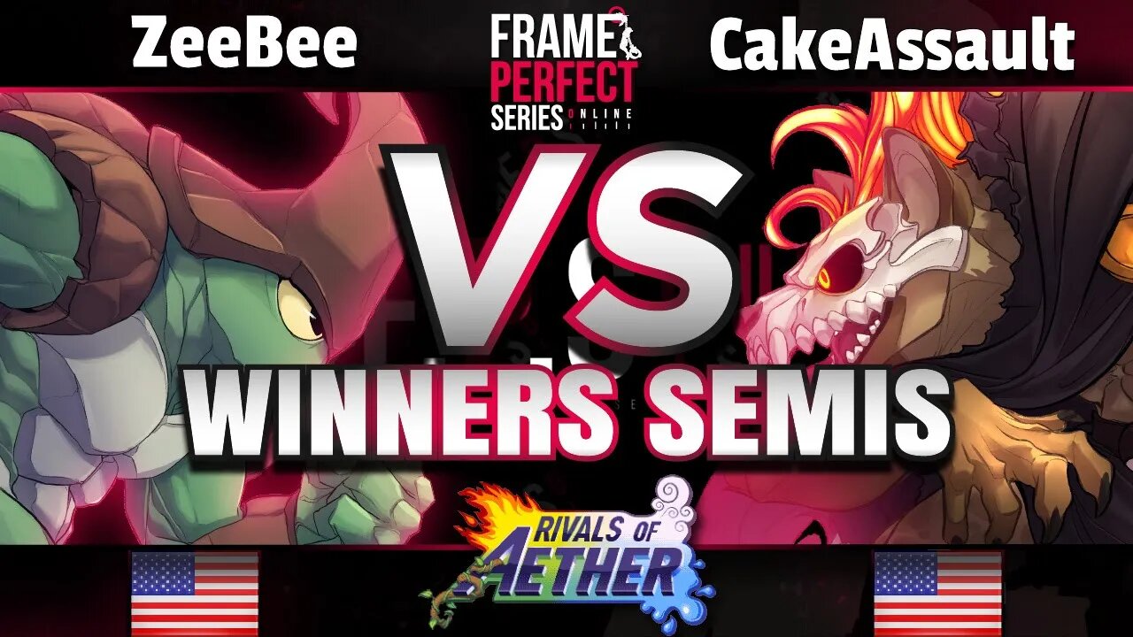 FPS2 Online Winners Semifinal - InC | ZeeBee (Kragg) vs. CakeAssault (Forsburn) - Rivals of Aether