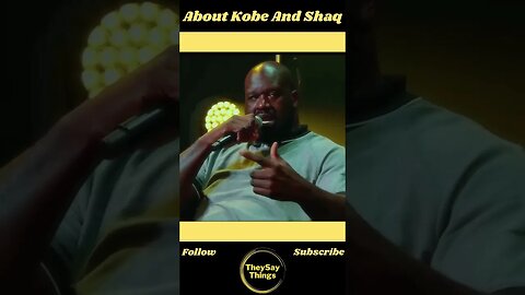 About Kobe And Shaq