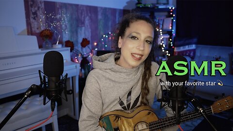 ASMR 💫💜 STORY TIME 💜 UKULELE SOUNDS😂💜 WHISPERING FUN 💜