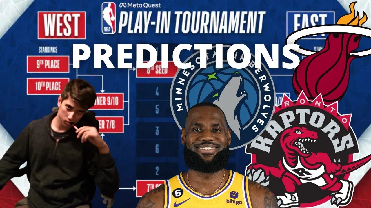 NBA PLAY IN PREDICTIONS