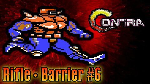 Contra gameplay No power ups except Barrier