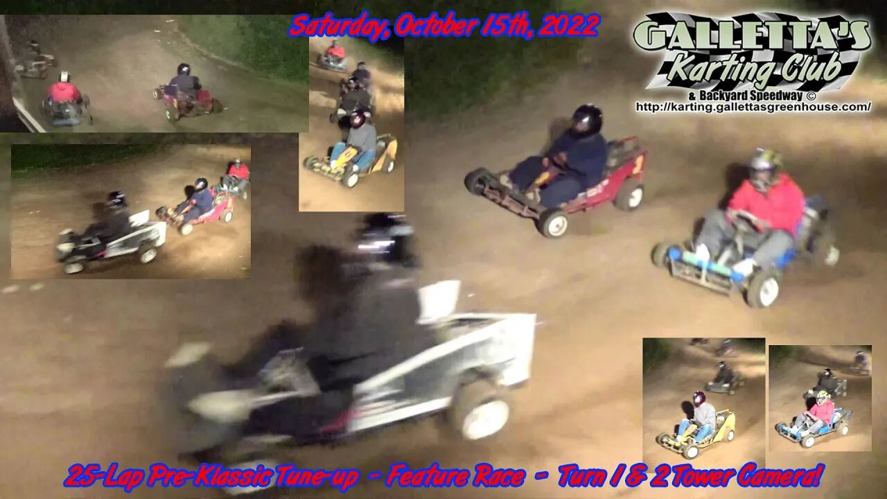Galletta's Karting: 2022/10/15 - 25-Lap Tune-Up - Reuter/Hook/Stevens Bros. - Tower Camera S26-V6.1