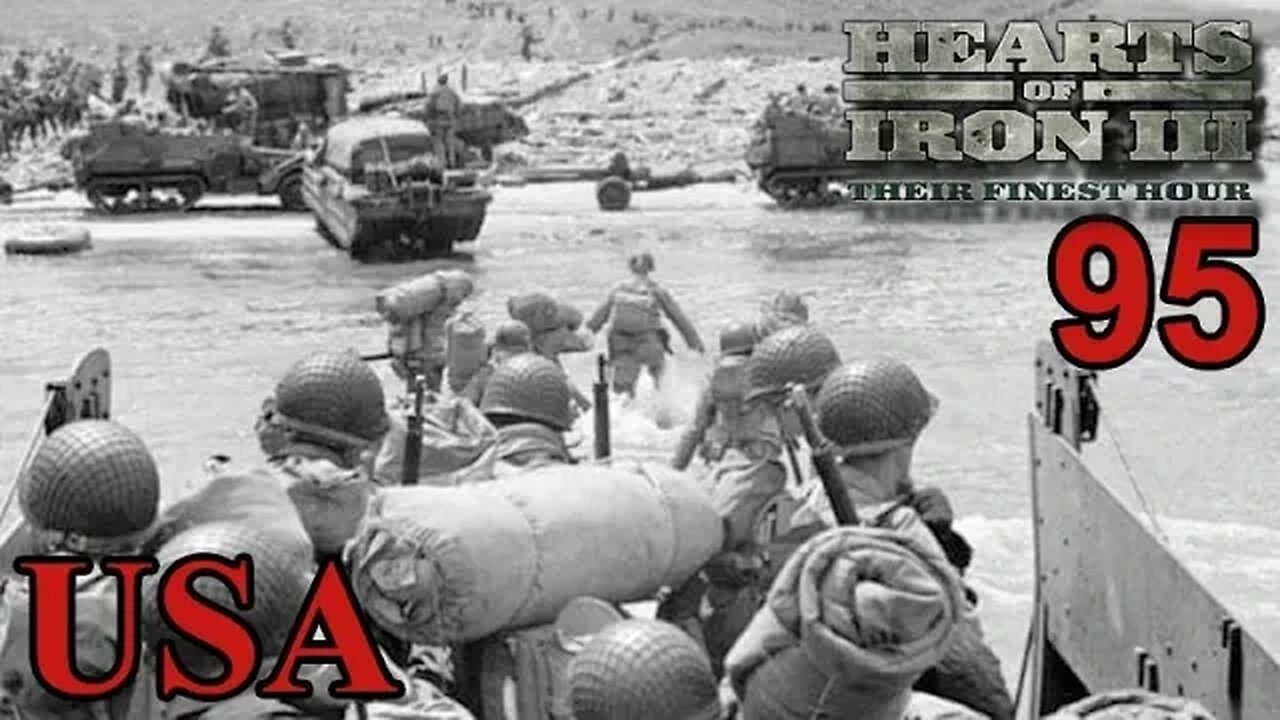 Invading Crete - U.S.A. 95 - Black ICE 11.2 - Hearts of Iron 3 -