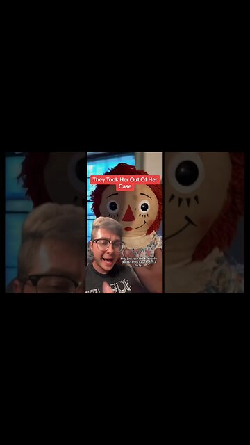 They Took Annabelle Out Of Her Case #shorts #scary