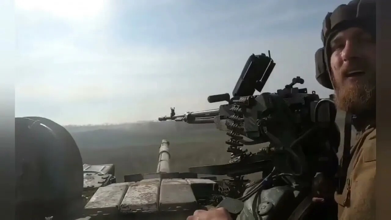 Кадры работы танка Т-80БВ 25-й бригады / Footage of Ukrainian Tank T-80