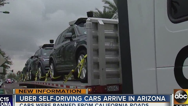 New in town: Uber's self-driving cars arrive in Arizona