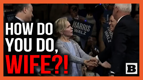 How Do You Do, Wife?! — Tim Walz Greets Wife After Debut Speech with Impassioned... Handshake?