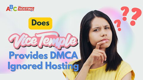 Does ViceTemple Provide DMCA Ignored Hosting? | DMCA Ignored Hosting | #ViceTemple #QloudHost