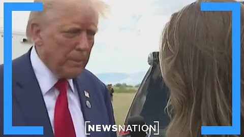 Donald Trump rushed away during interview with NewsNation: 'We're in danger' | Vargas Reports