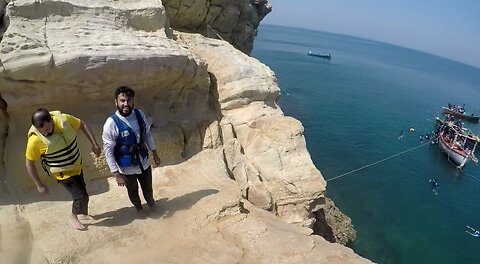 An amazing jump at charna island🏝️🗿 #island #like #follow #viral