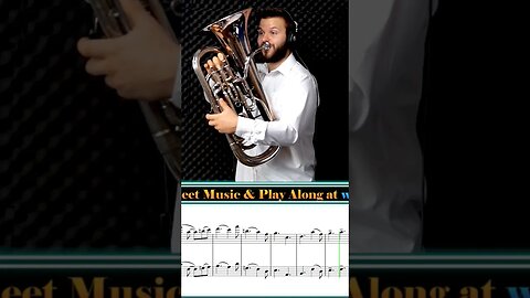 Can you hear the river flowing in this music??? #euphonium #intense #solo #relaxing #bombardino