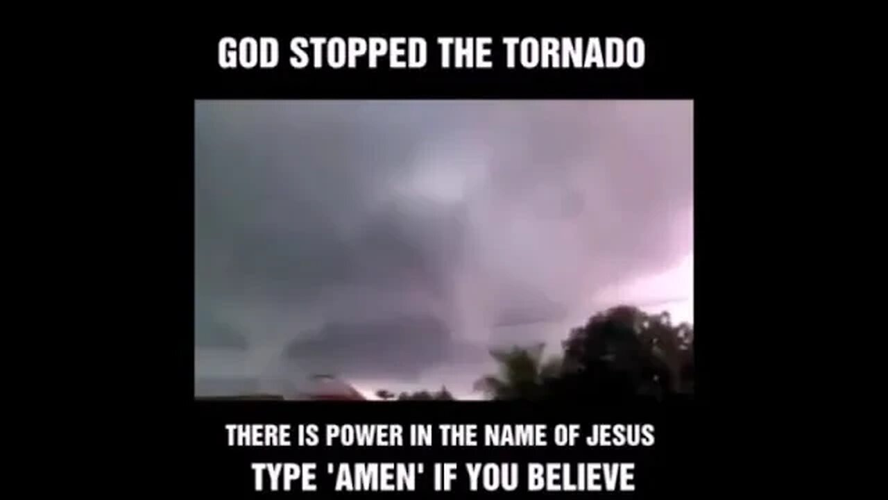 God stopped the tornado, YouVlog_Video
