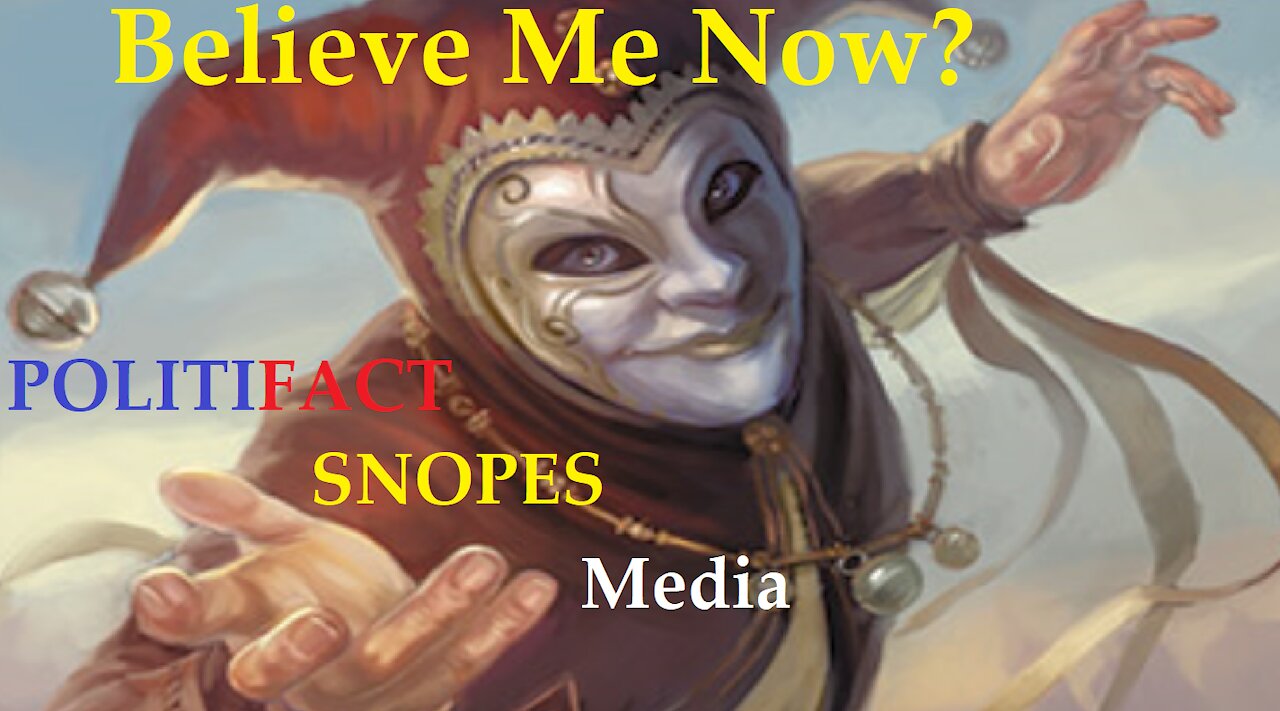Fact Checkers Are Fake