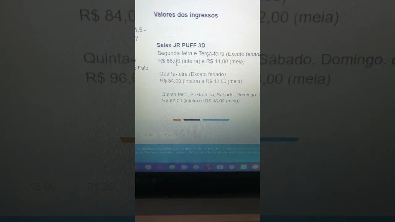 reclamam do flop e do esvaziamento dos cinemas mas eu fiquei impressionado com o valor do ingresso💸