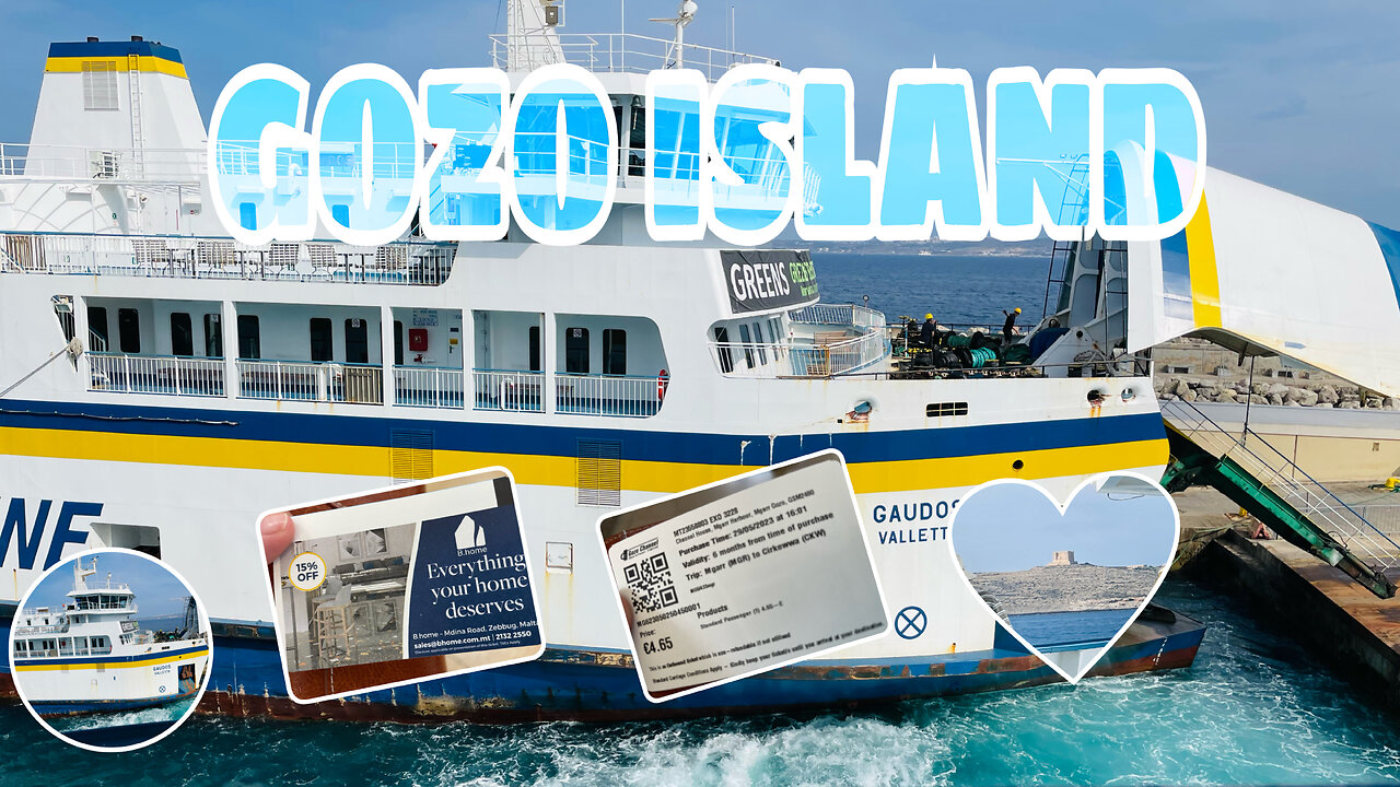 SHIP GOING TO GOZO TOURIST-SPOT IN EUROPA