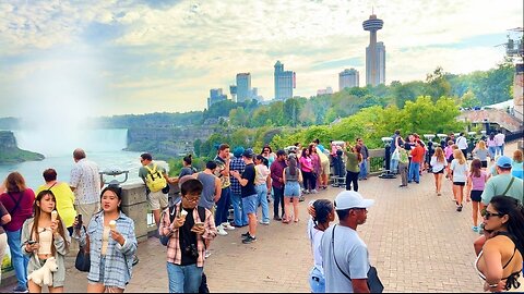 Niagara Falls Live - Walk from Oak Garden Theatre to Niagara Falls Canada 🇨🇦 September 20 2024