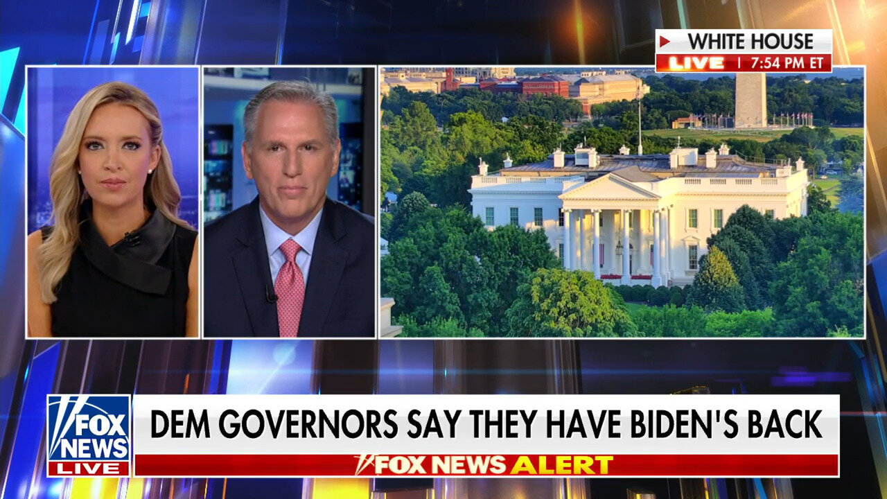 Kevin McCarthy On Dem Governors: Maybe They're 'Plotting' The Next Nominee, VP