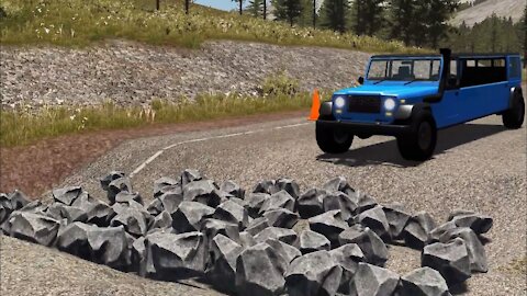 Cars vs Potholes - BeamNG.Drive