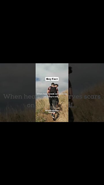 When heartbreak carves scars on a boy's soul #relationshipadvice #shorts