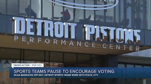 Pistons, Lions, and Detroit sports teams lead the way in voter registration, safety