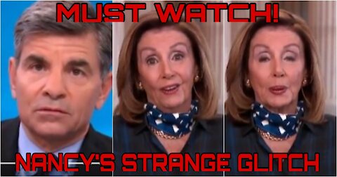 WOW - Watch Nancy Pelosi Glitch & Reset During Interview - MUST WATCH