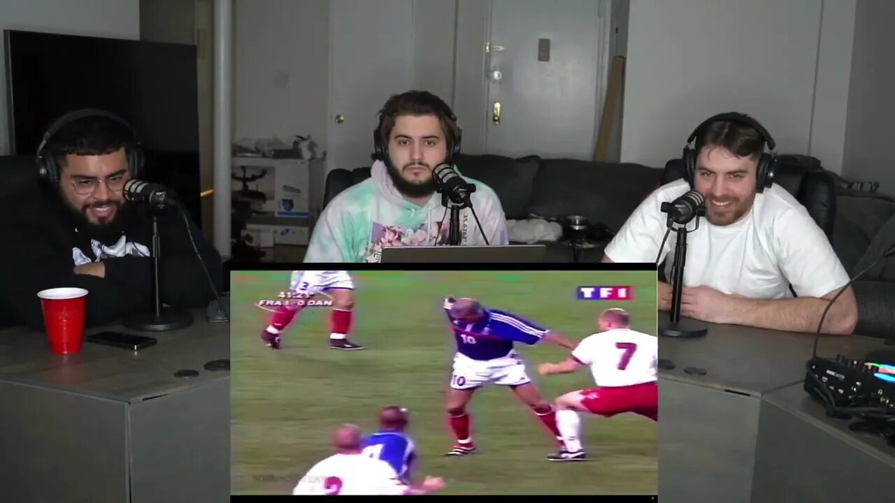 Americans React to Zinedine Zidane Football Mastery!