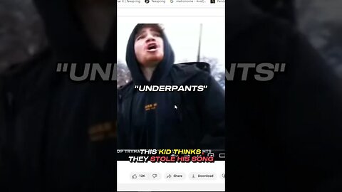 THIS KID GOT HIS SONG STOLEN... #viral #shorts