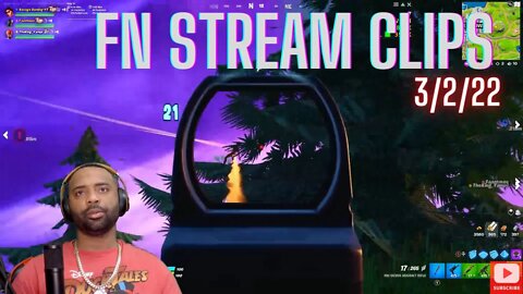 SAVAGE GAMING-YT [LIVE] FORTNITE Stream Clips 3/3/22