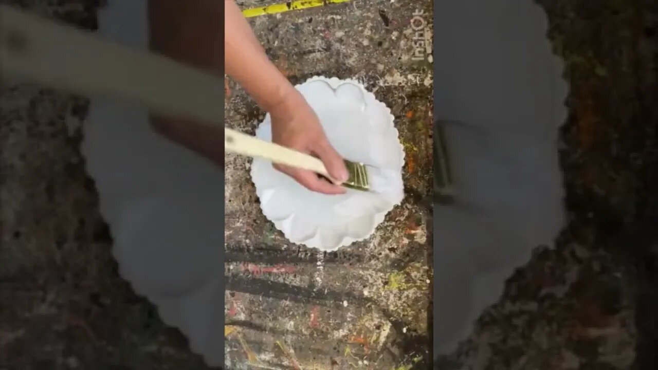 Upcycling on a Budget / Glass Plate from the Thrift Store to a Unique Decor Piece
