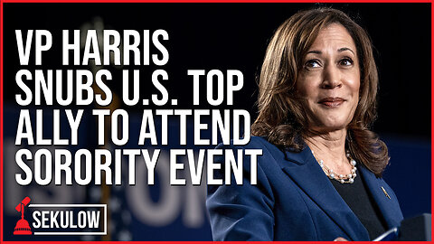 VP Harris Snubs U.S. Top Ally to Attend Sorority Event