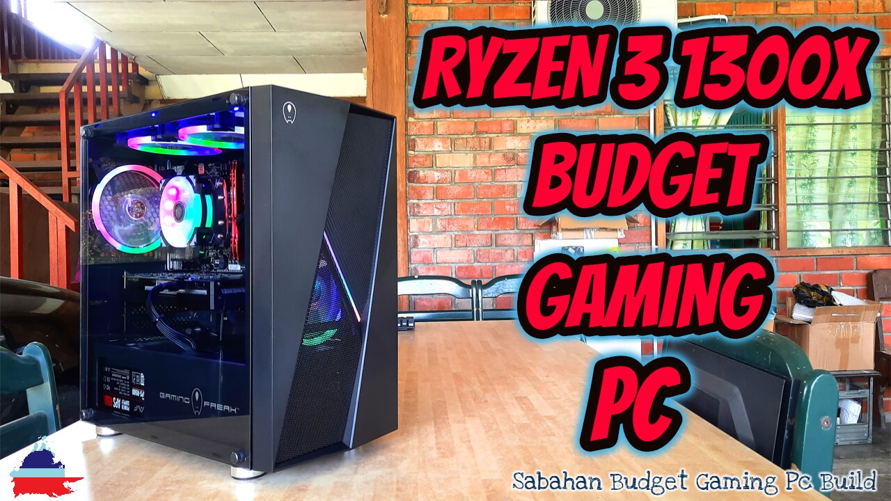 Ryzen 3 1300X | XFX RX560 4G Budget Gaming Pc Build