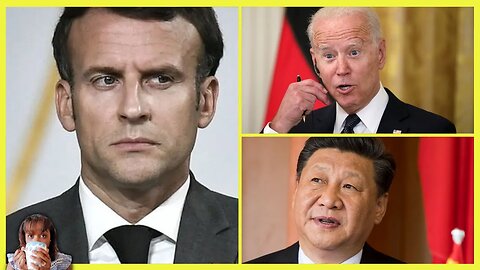 Macron "US and China NEED To Collaborate" (clip)
