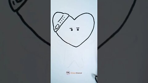 how to draw "TATA" from BT21