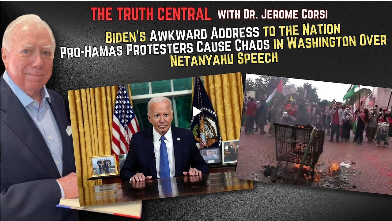 Biden's Awkward Address to the Nation; Pro-Hamas Protesters Cause Chaos in Washington