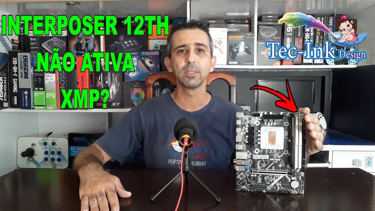 Como Ativar XMP No Interposer i7 12700h | Habilitando As Opções De Overclock | Regravando Nova Bios