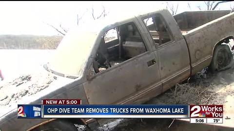 Car removed from Waxhoma Lake