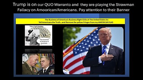 WHITE HATS - I call BS on last night EVENT - TRUMP IS ON OUR QUO WARRANTO AND HAS NO OATH!