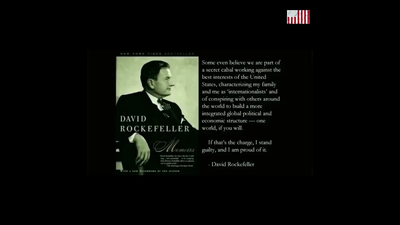 Rockefeller proud of NWO involvment