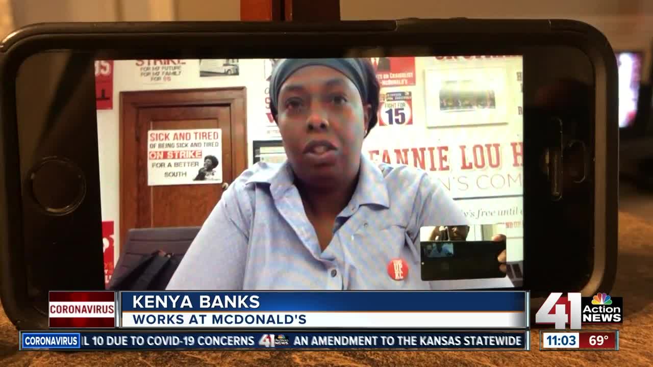 Fast food worker raises concerns amid coronavirus pandemic